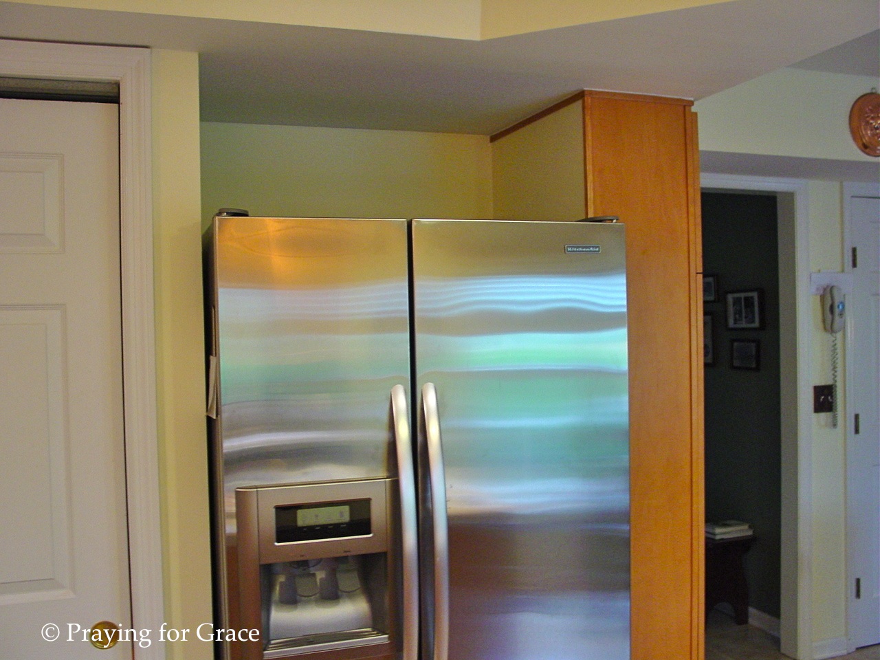 Wine rack kitchen cabinet already removed it in the above pic)looking for a wine rack now