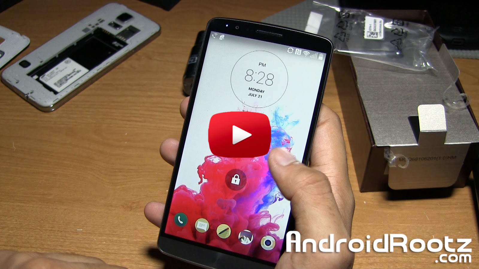 Lg G3 Unboxing First Look Androidrootz Com Source For Android Rooting Roms Tricks And More