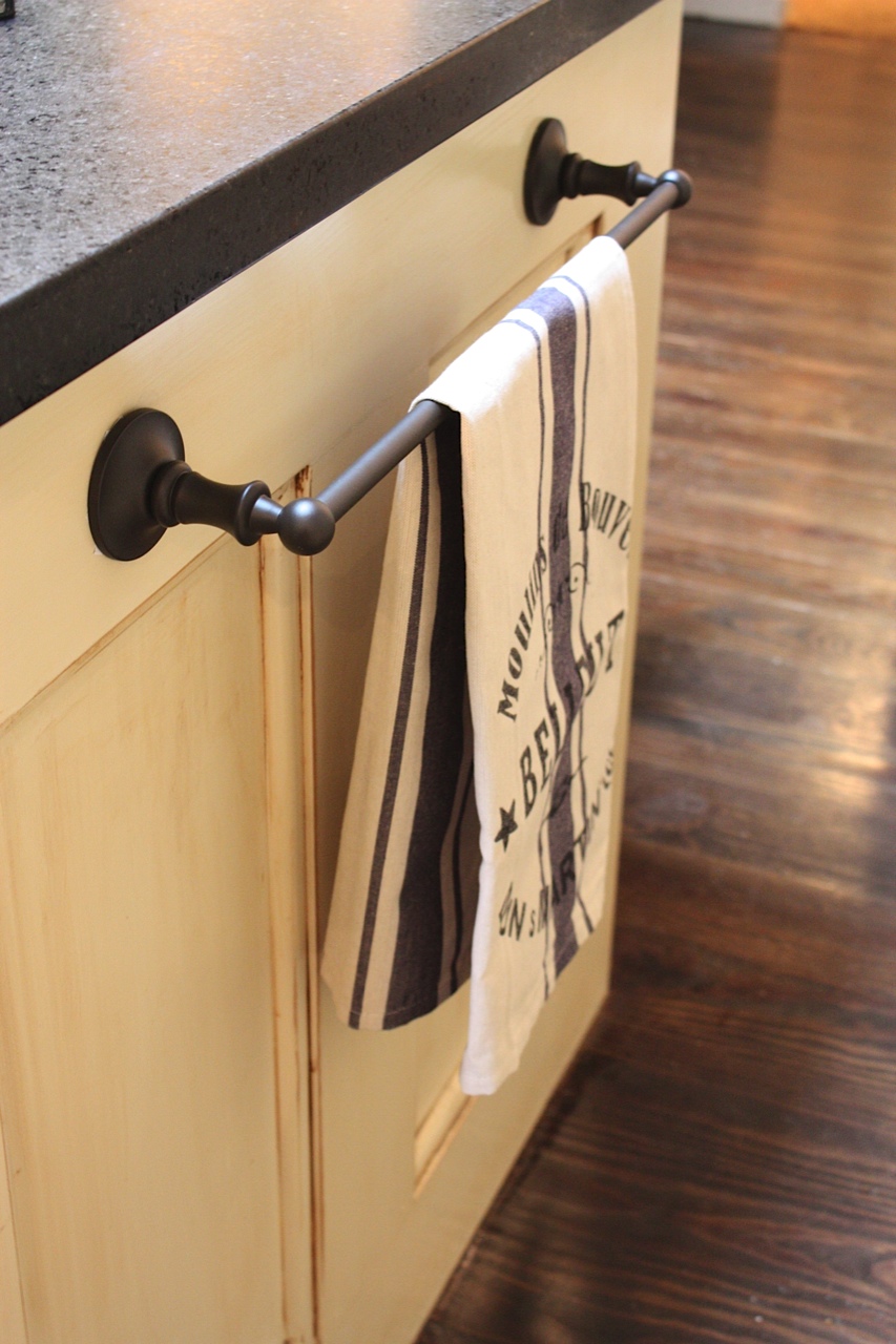 Delightful Kitchen Towel Bars Ideas #1 - Kitchen Towel Bars Ideas My Sweet On Using Bathroom Hardware In The Kitchen Delightful Kitchen Towel Bars Ideas #1 - Kitchen Towel Bars Ideas My Sweet On Using Bathroom Hardware In The Kitchen