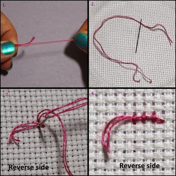 Fangirl Stitches How To Cross Stitch Starting your thread