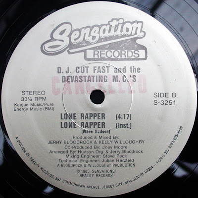 DJ Cut Fast & The Devastating MC’s – Lone Rapper (VLS) (1985) (320 kbps)