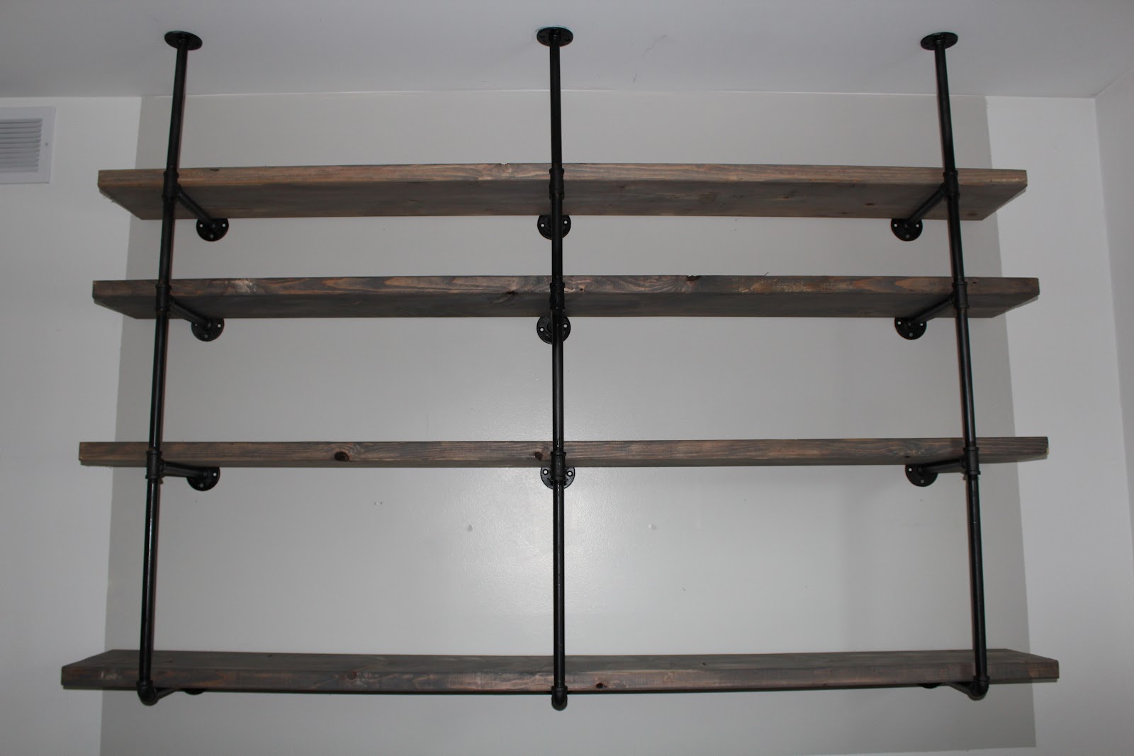 Sylvie Liv Industrial Rustic Shelf Tutorial