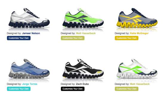 reebok zigtech customize