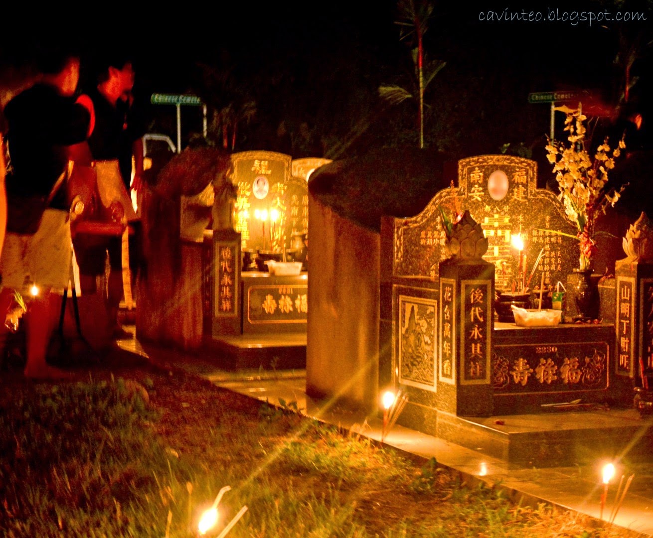 Entree Kibbles: Visiting the Cemetery on Hungry Ghost ...