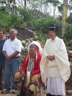 Interfaith prayers with the Hopi, Toltec and Shinto Traditions