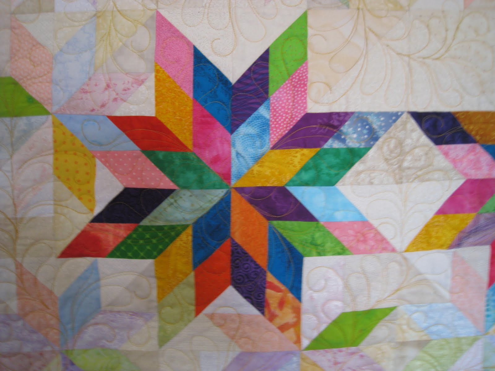 Rosthequilter, quilting is my sanity……. Meteor Shower Quilt