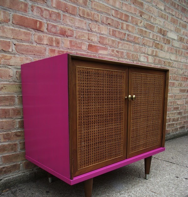Vintage Ground Funky Fuschia Small Sideboard / Bar