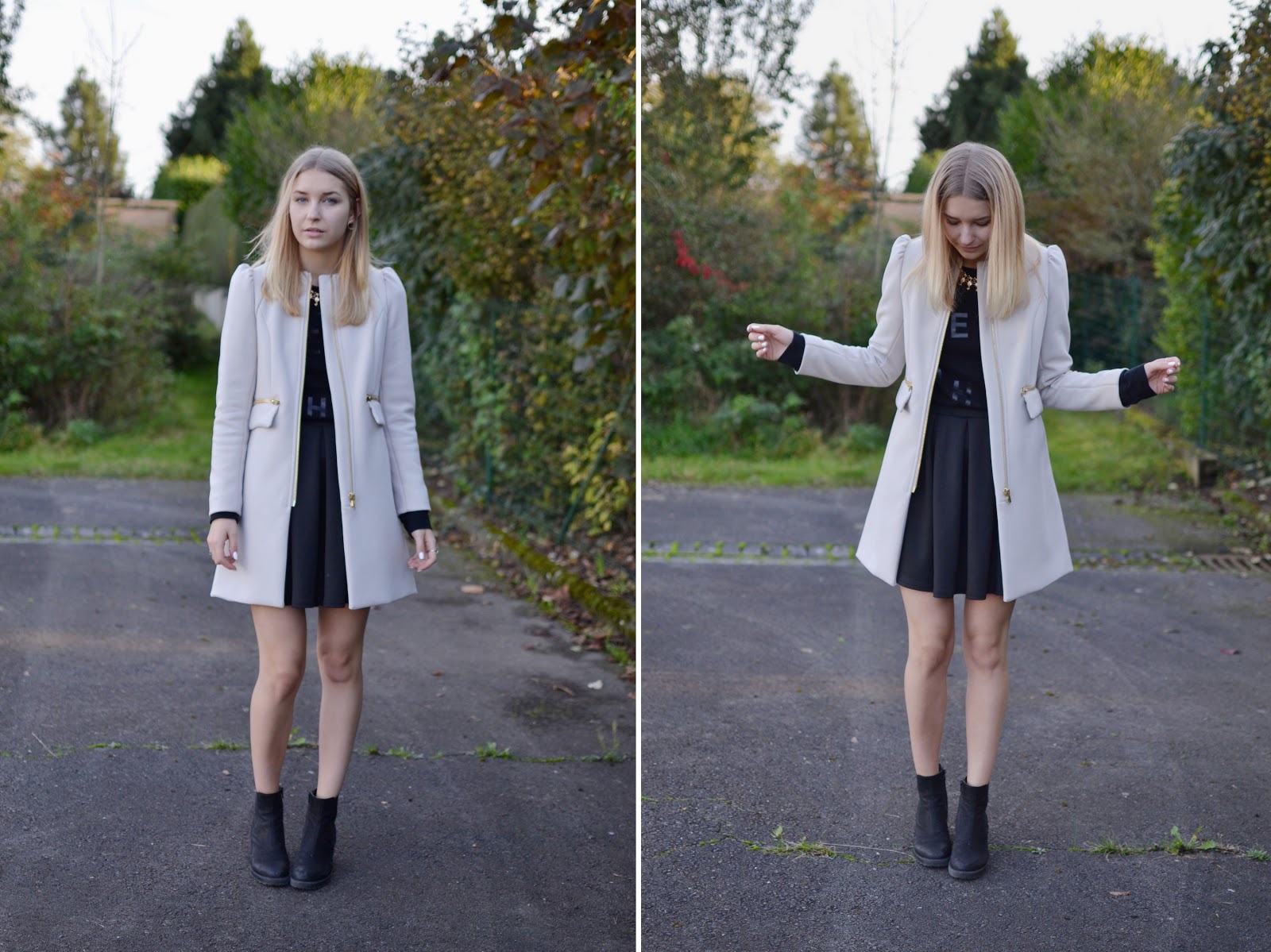Pastel pink coat