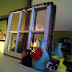 A Vintage Window Pane for the Mantel