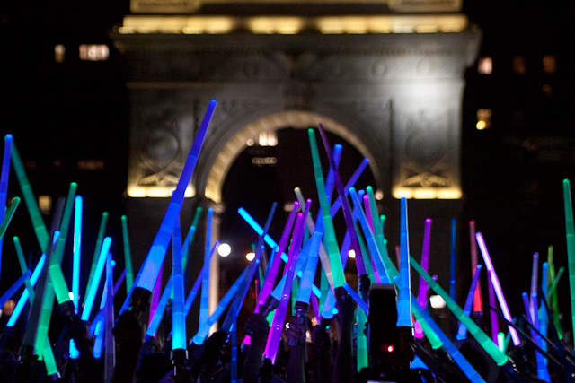 Biggest Lightsaber Fight in the New York