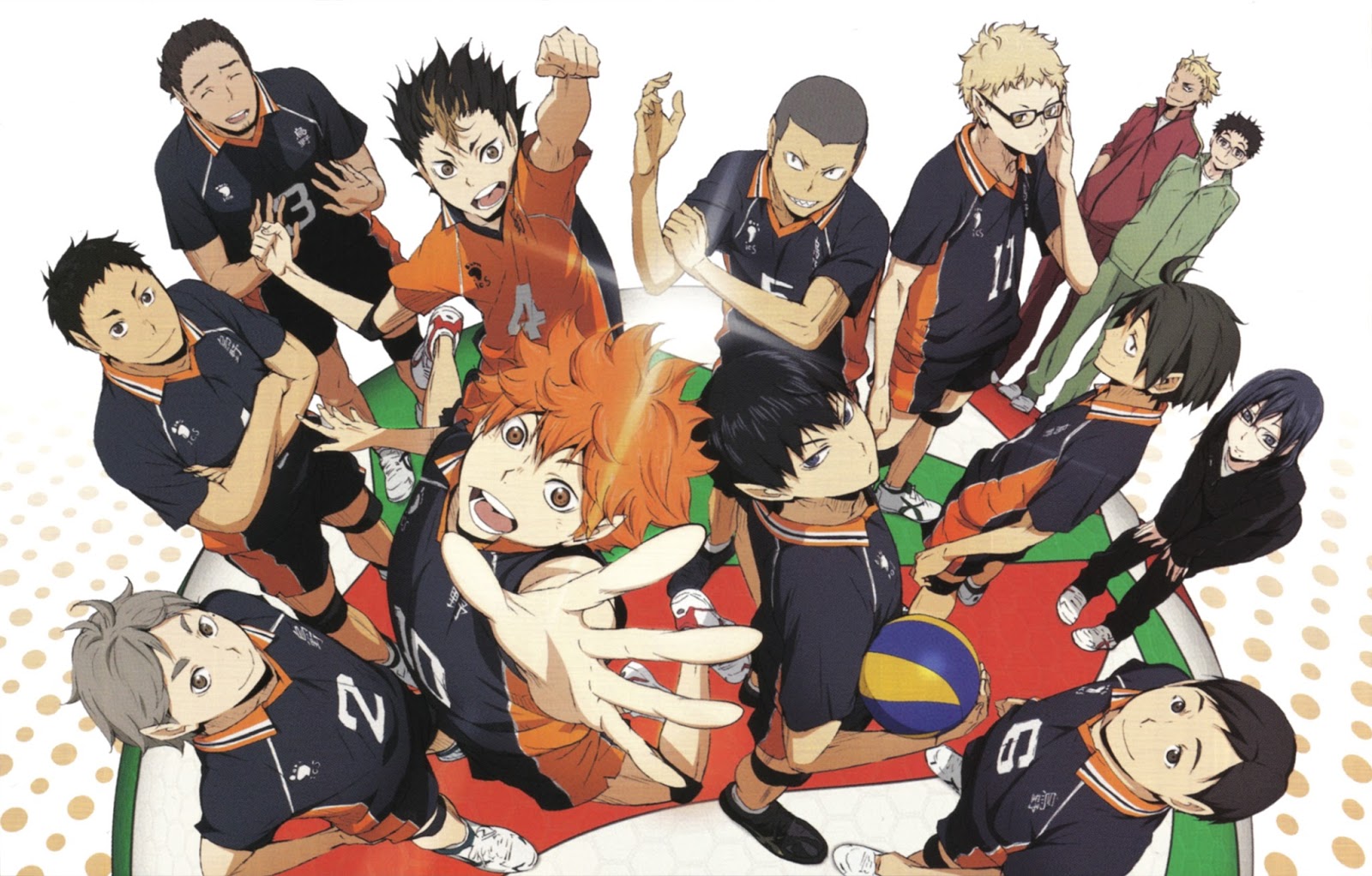 Haikyuu, Haikyu!, Personagens haikyuu