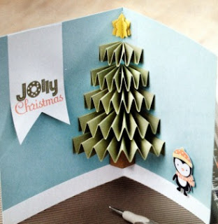 Julie's Stamping Spot &ndash; Stampin' Up! Project Ideas by Julie Davison: Jolly Christmas Card VIDEO