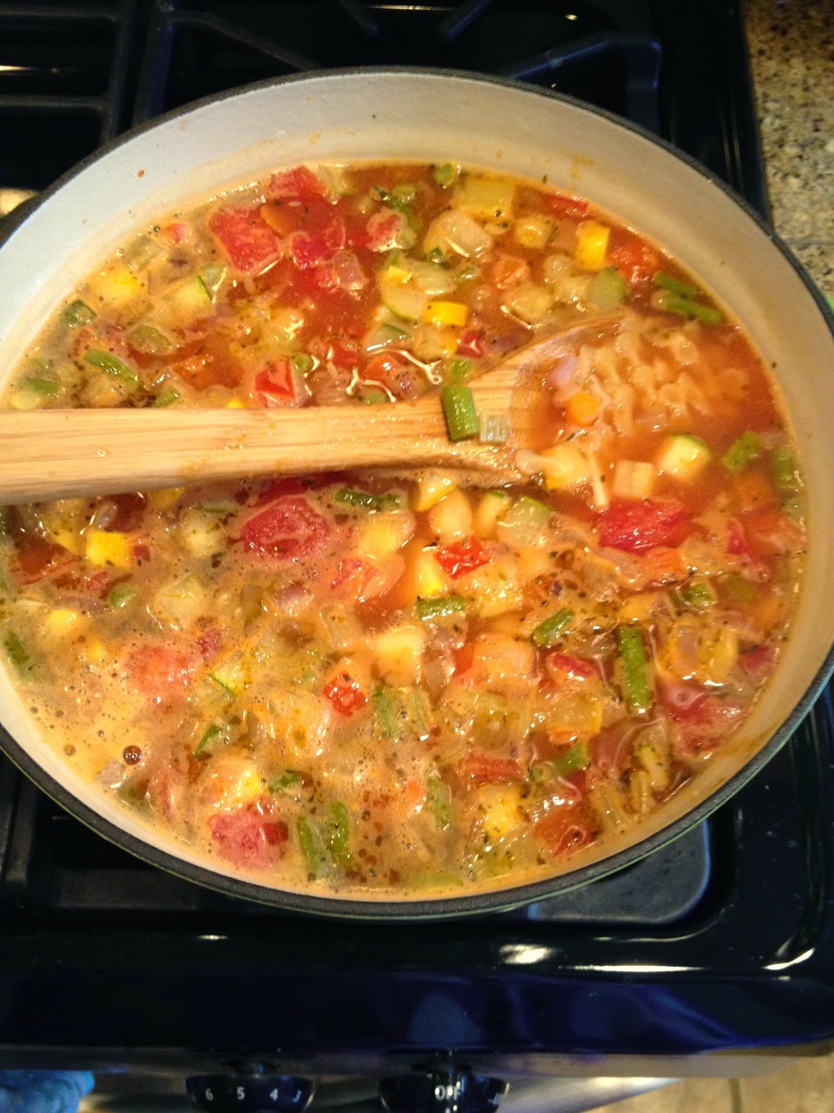 Rouge Rustique Garden Vegetable Soup