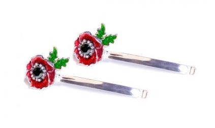 At secondary school I used to pin two poppies in my hair, to make them stand ... At secondary school I used to pin two poppies in my hair, to make them stand ...