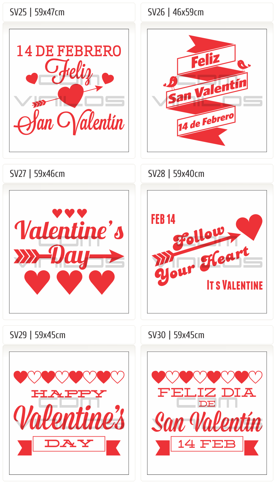 PLOTEO VINILO VIDRIERAS SAN VALENTIN - DIA DE LOS ENAMORADOS | CDM