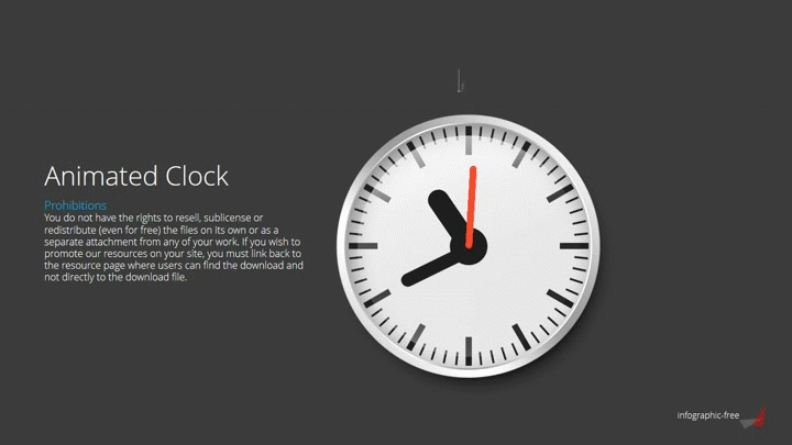 clock powerpoint template