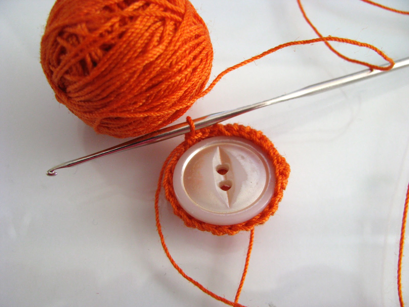 Bairbre Aine Crocheted Button Cover