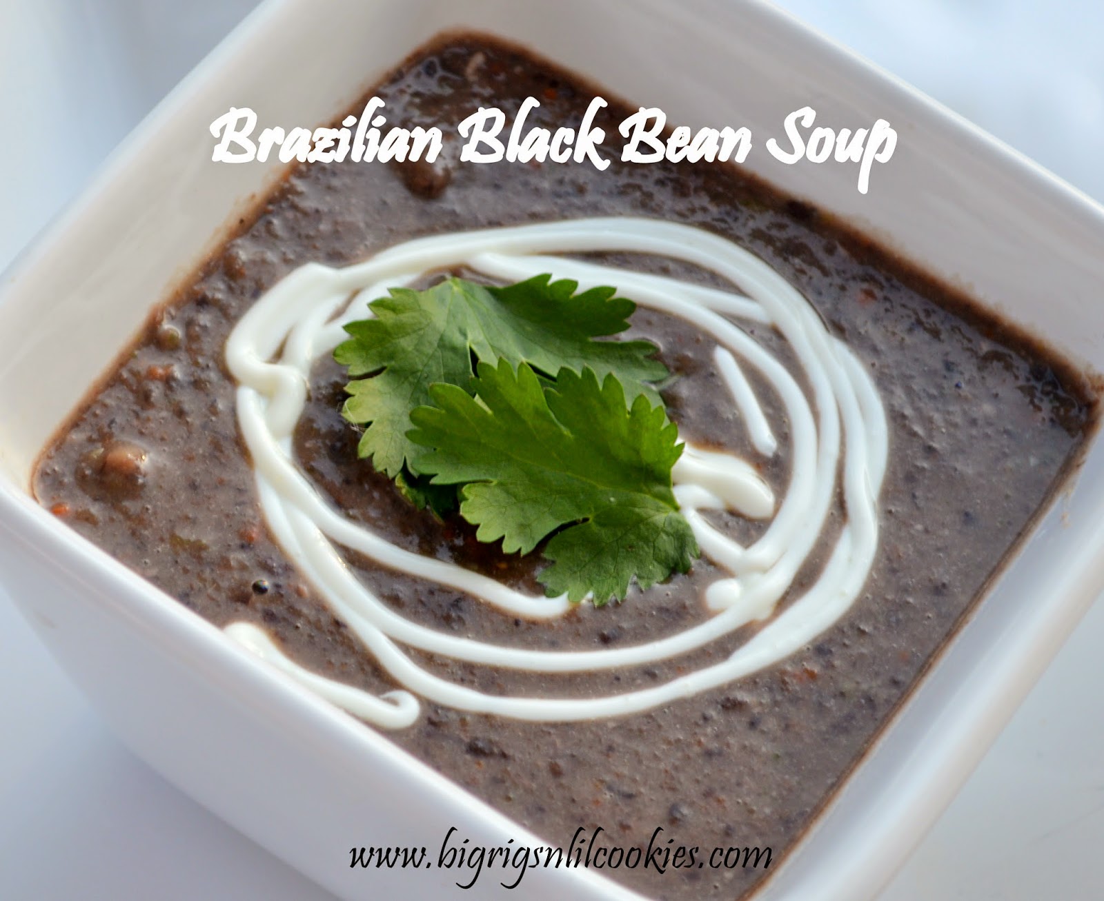 Big Rigs 'n Lil' Cookies Brazilian Black Bean Soup