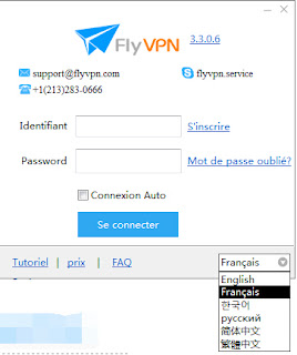 VPN Windows 10 Client Interface Langue français