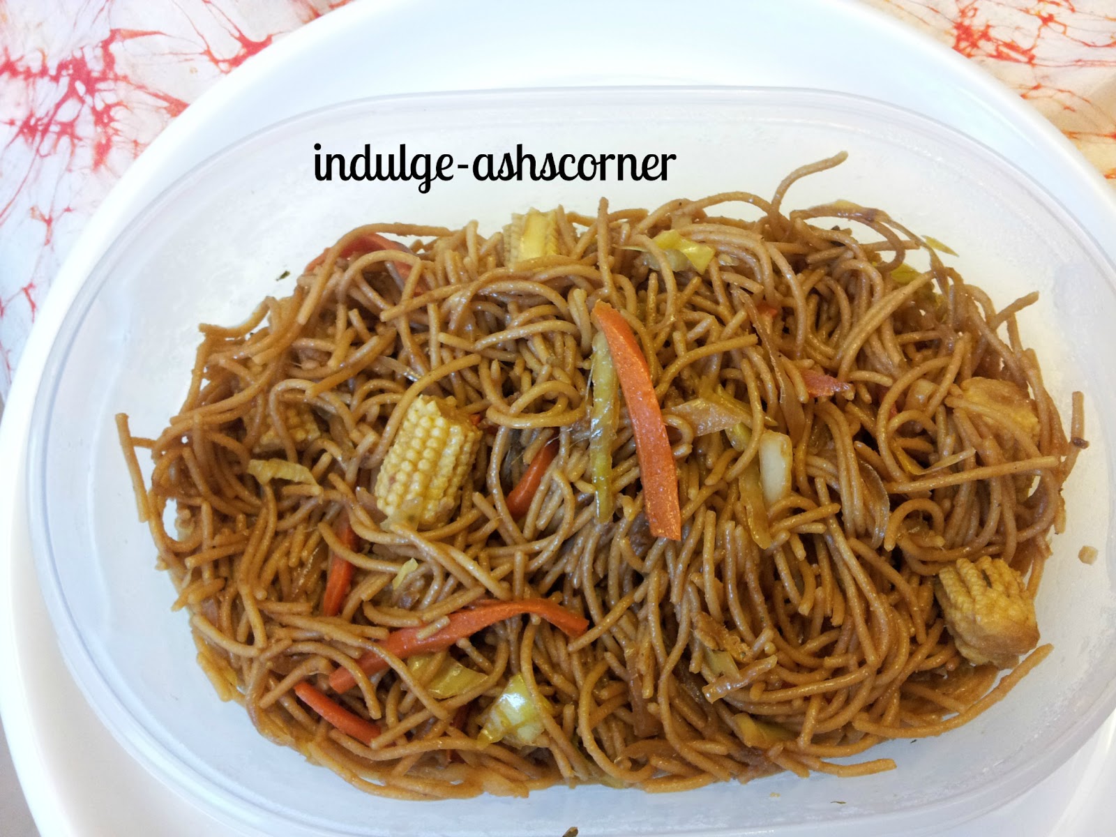 IndulgeAshscorner Kids Lunch Box Vegetable Wheat Noodles.