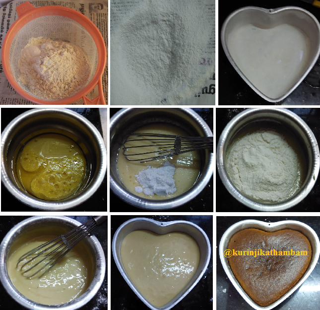 Eggless Pineapple Cake with Condensed Milk Kurinji Kathambam