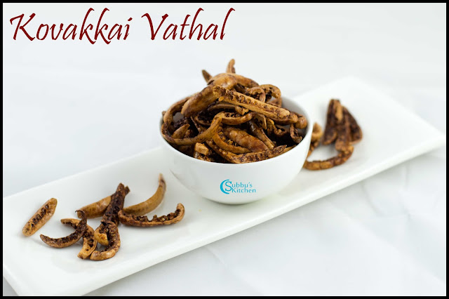 Kovakkai Vathal Recipe | Ivy Gourd Fryums Recipe | Dondakaya Vathal Recipe Kovakkai Vathal Recipe | Ivy Gourd Fryums Recipe | Dondakaya Vathal Recipe