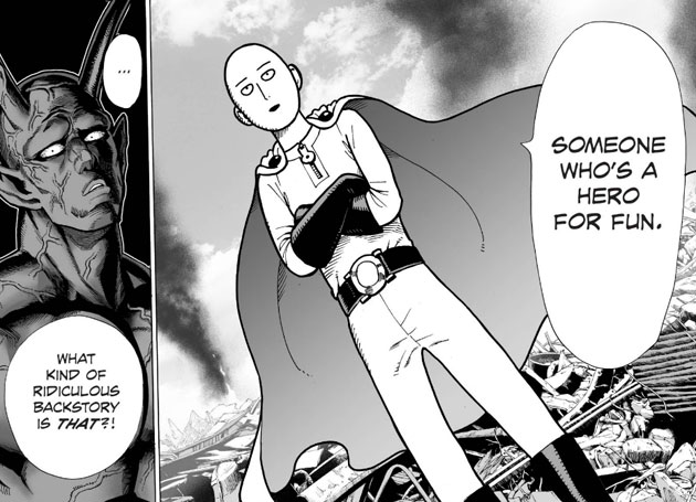 Image result for onepunch man just to kill time