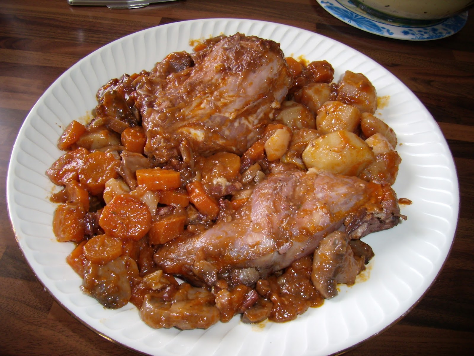 Le BLOG des 3 FILLES LAPIN SAUCE CHASSEUR