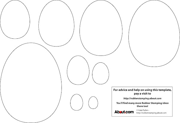 Easter Egg Template Printable