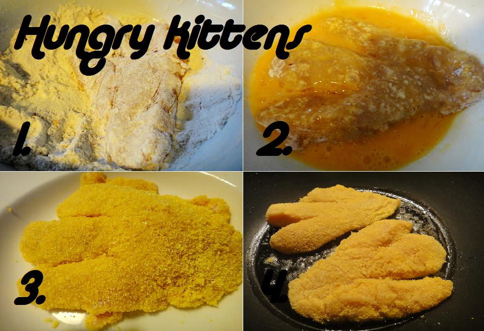 Hungry Kittens Jamie Oliver's Polentacrusted Chicken with Sweetcorn