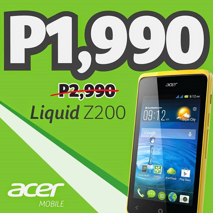 Acer Liquid Z200 Price Drop Acer Liquid Z200 Price Drop
