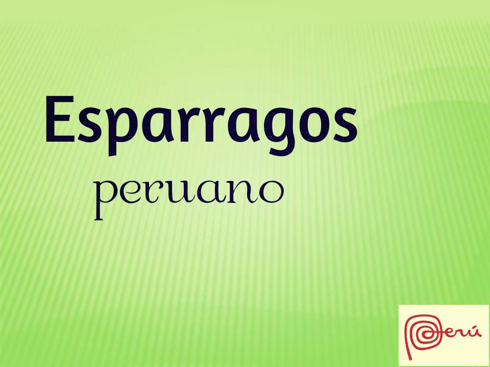 ESPÁRRAGOS PERÚ