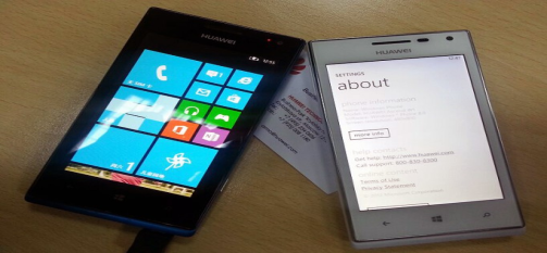 New Photos of the White Huawei Ascend W1 Windows Phone