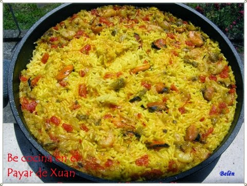 Arroz Con Verduras, Mejillones Y Gambas
