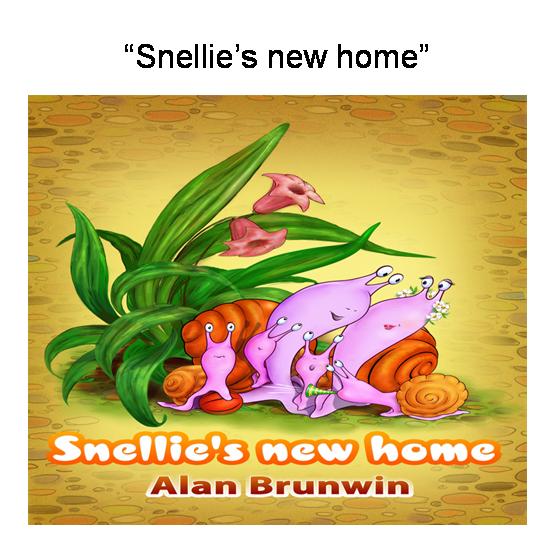 Snellie' new home" children's book.