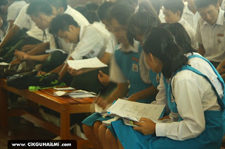 Bengkel Teknik Menjawab Soalan Sains PMR di SMK Bakun, Belaga