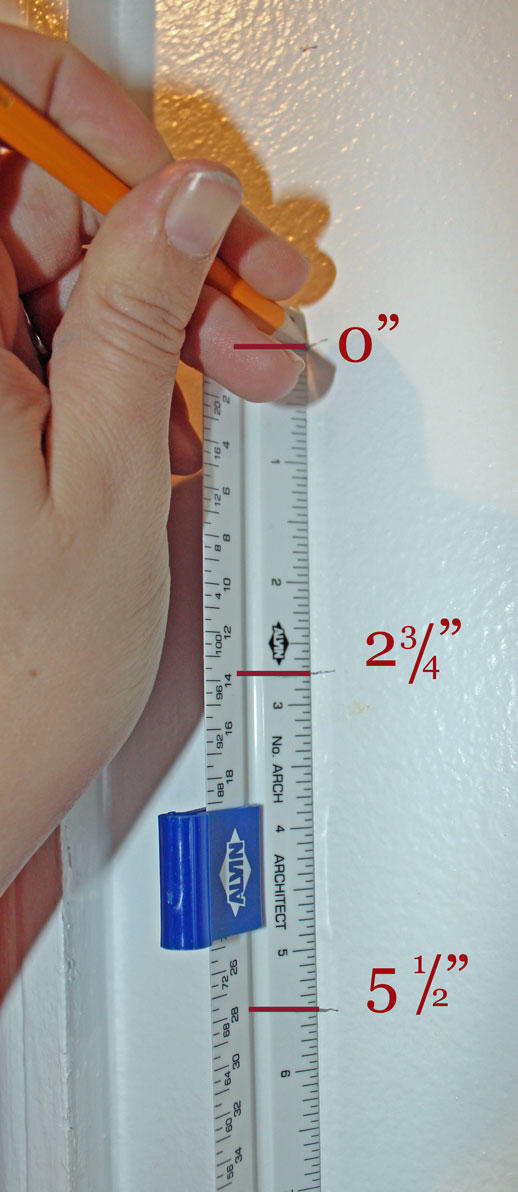 a commoner's castle Our Chevron Stripe Reveal and Tutorial