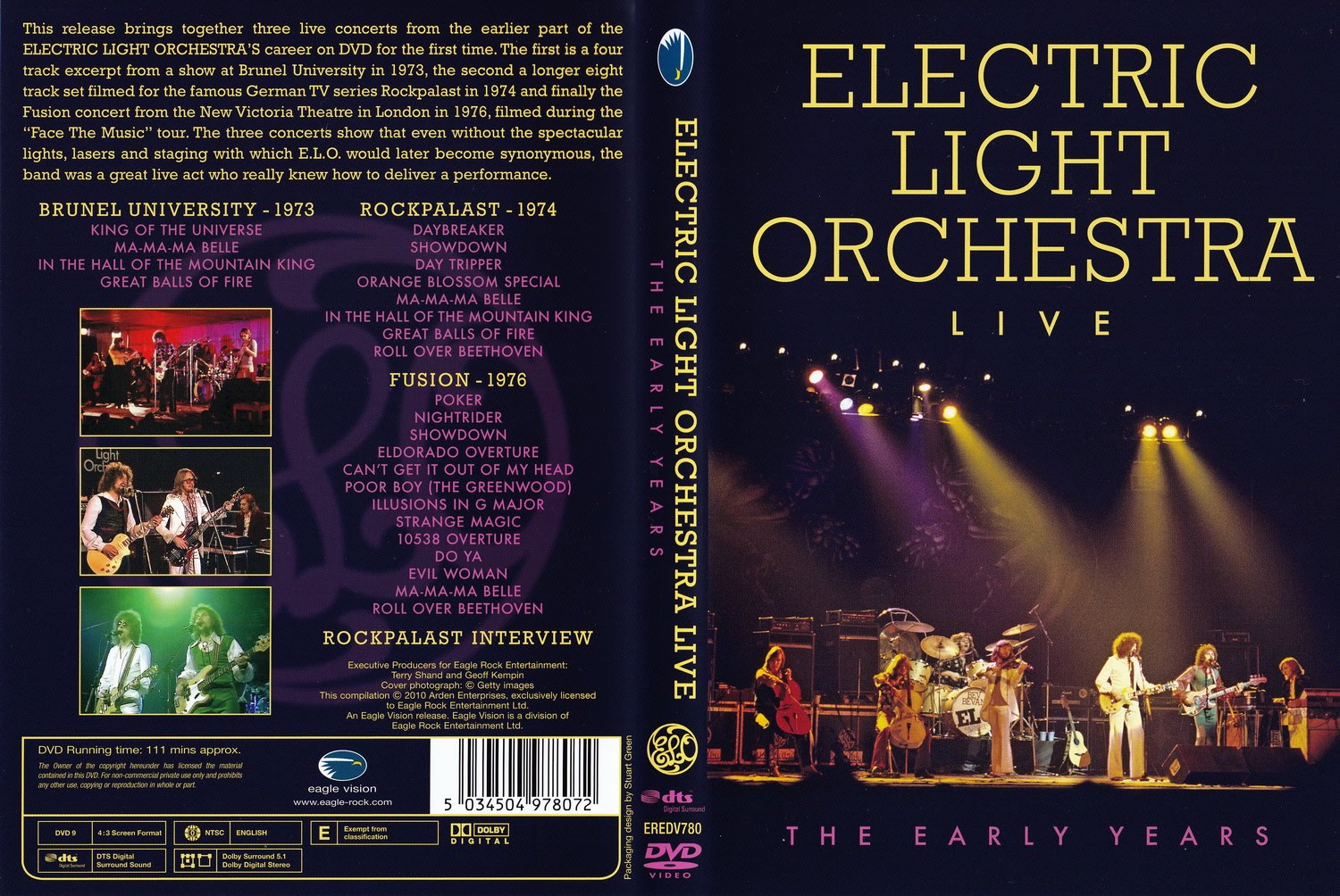 DVDMANIA ELECTRIC LIGHT ORCHESTRA / LIVE THE EARLY YEARS