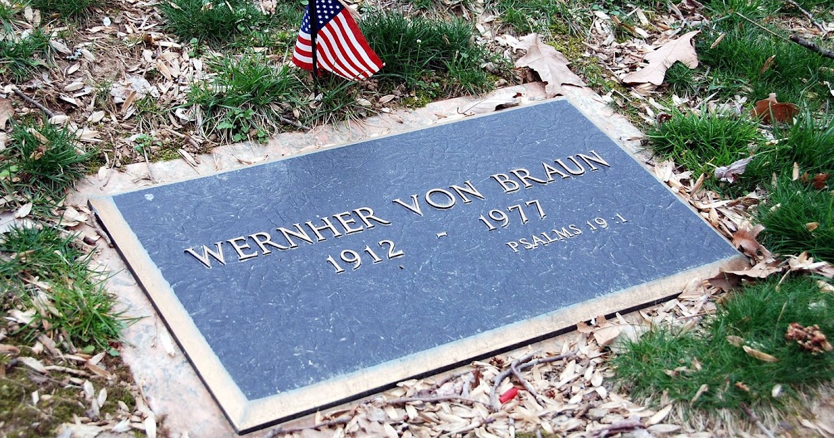 HOAX BUSTERS CALL: Wernher Von Braun’s Headstone