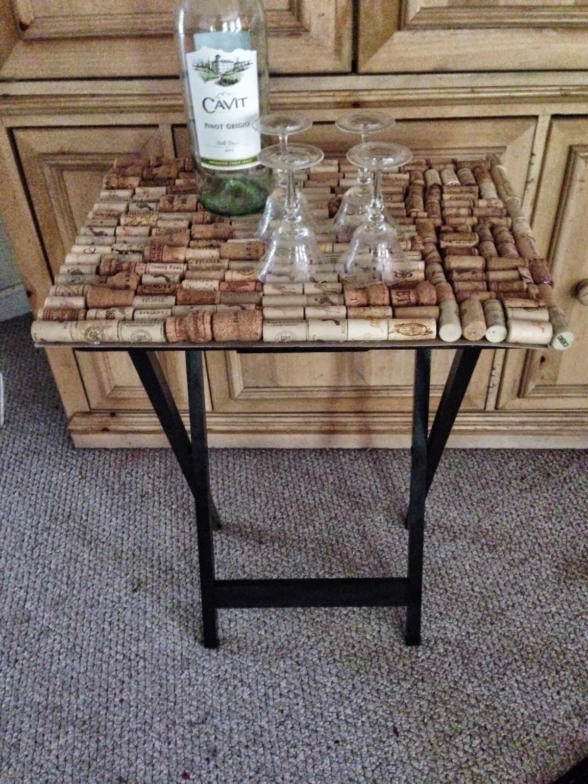 Wine Cork Table Our Crafty Mom