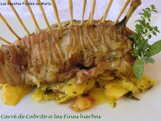 Carré De Cabrito Con Hierbas Frescas
