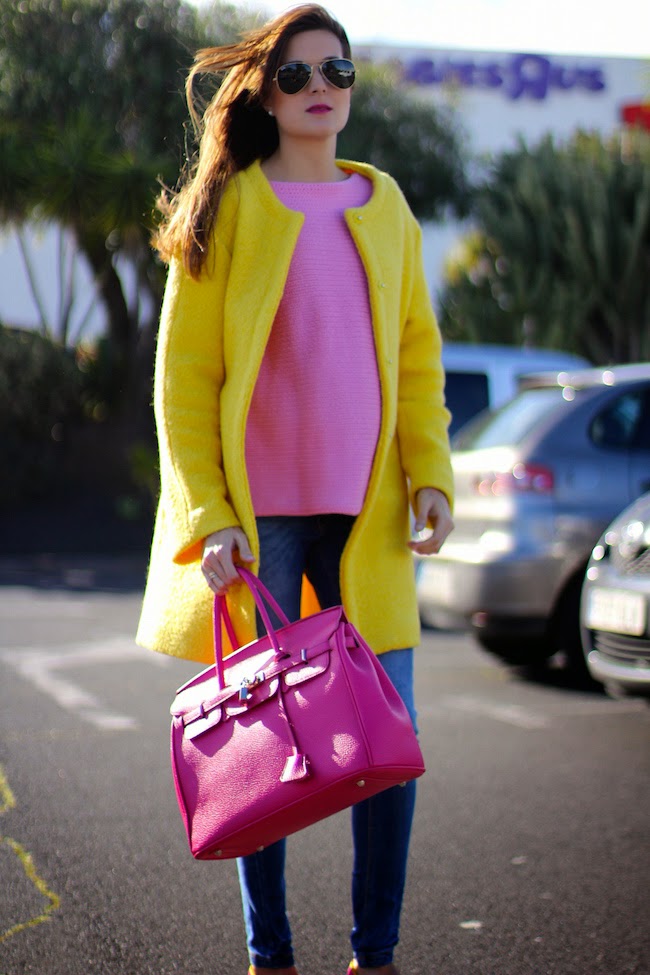 Marilyn's Closet FASHION BLOG Yellow Coat