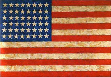 "The Flag" by Jasper Johns (118.3 Million) "The Flag" by Jasper Johns (118.3 Million)