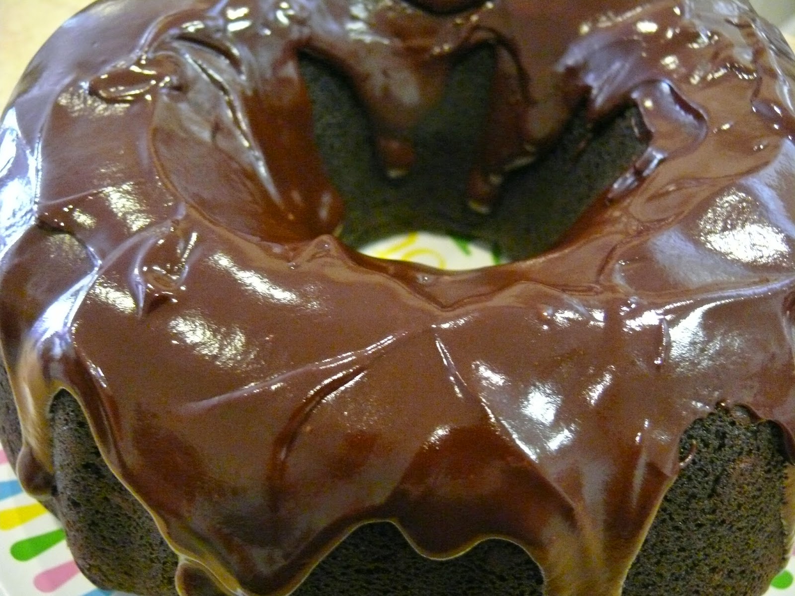 Imperfect & Fabulous One Bowl Chocolate Bundt Cake with Easy Chocolate