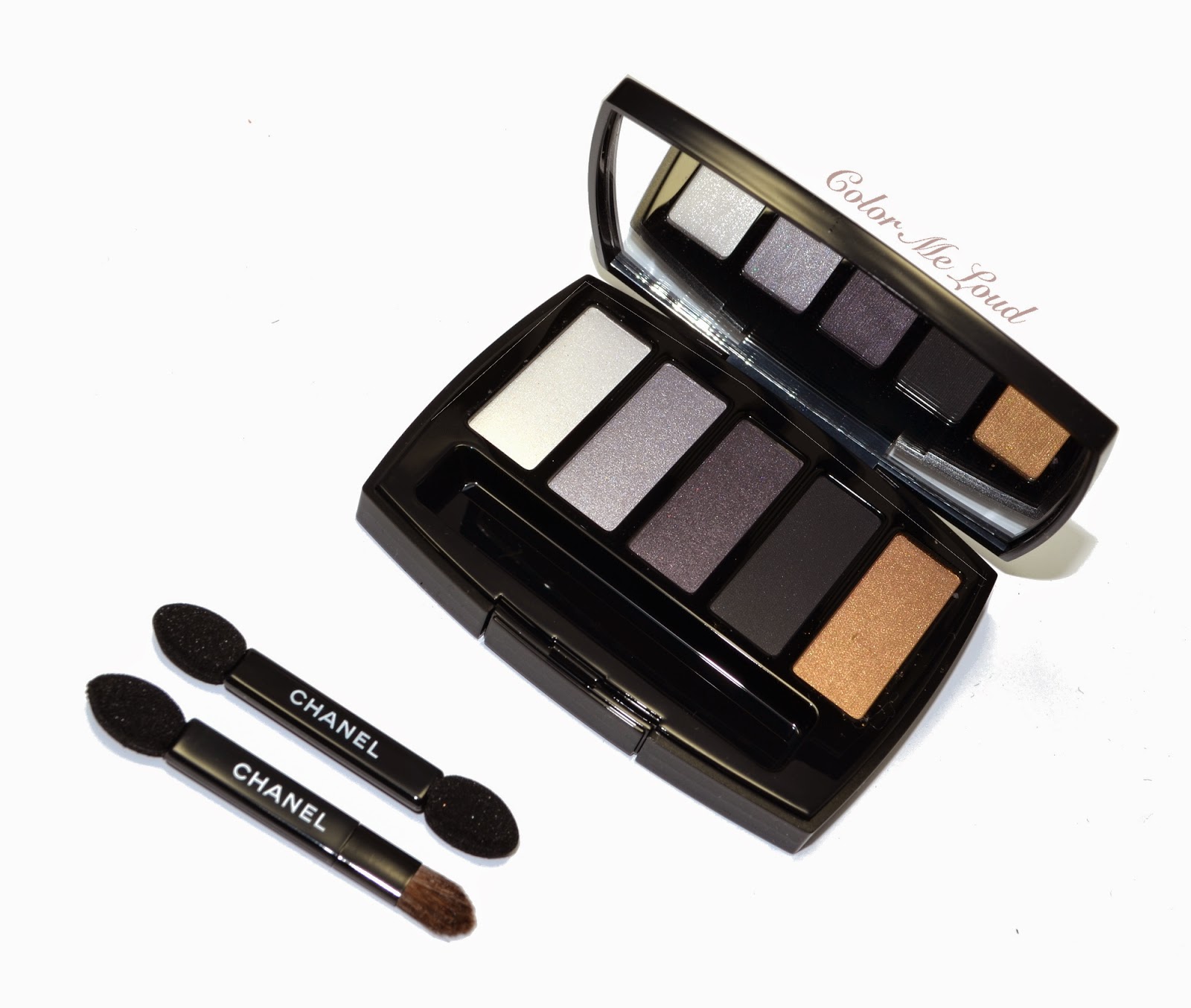 Chanel Les 5 Ombres Oiseaux de Nuit Eye Shadow Palette for Plumes Précieuses Holiday 2014 Collection, Swatch, Review & FOTD 