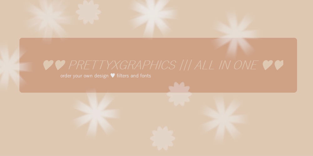 Pretty Graphics ♥ Orders and Graphics