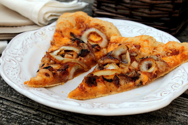 BBQ flavored Pizza Dough recipe from cherryteacakes.com