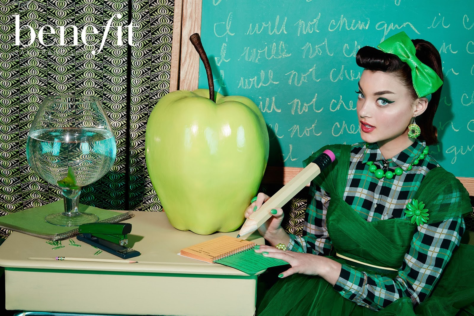 Benefit Cosmetics Advertising Campaign Featuring They're Real Eyeliners