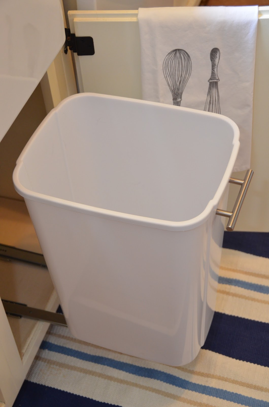 Kitchen cabinet organizers pull out shelves Under Sink Pull Out Trash Can