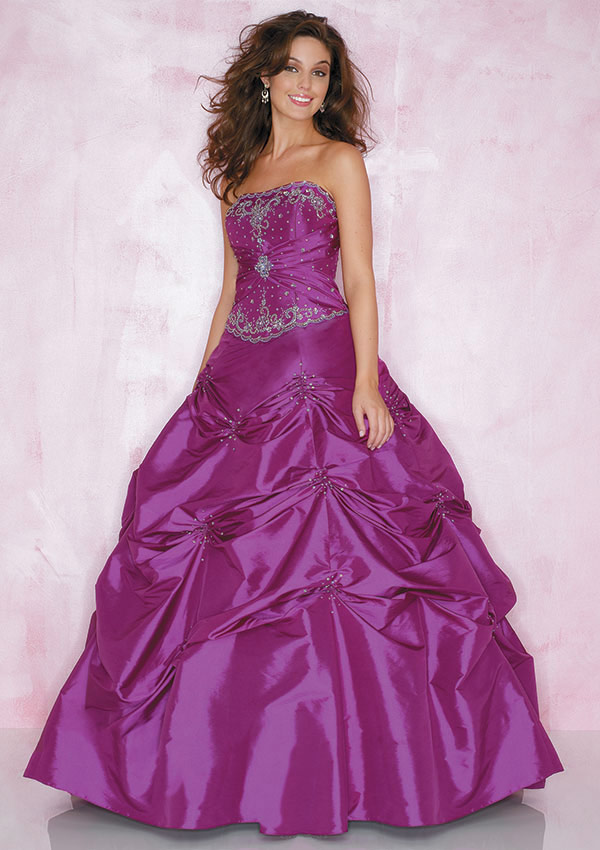 Wedding Lady Purple Bridal Gowns